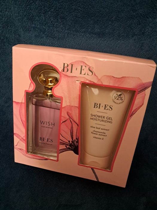 Zestaw Bi es damski wish żel pod prysznic i woda perfumowana prezent