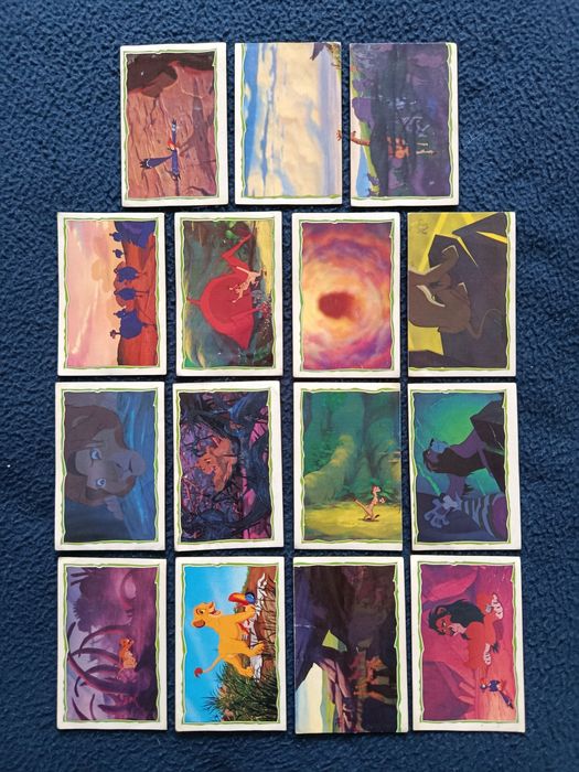 15 cromos O REI LEÃO ( Disney )