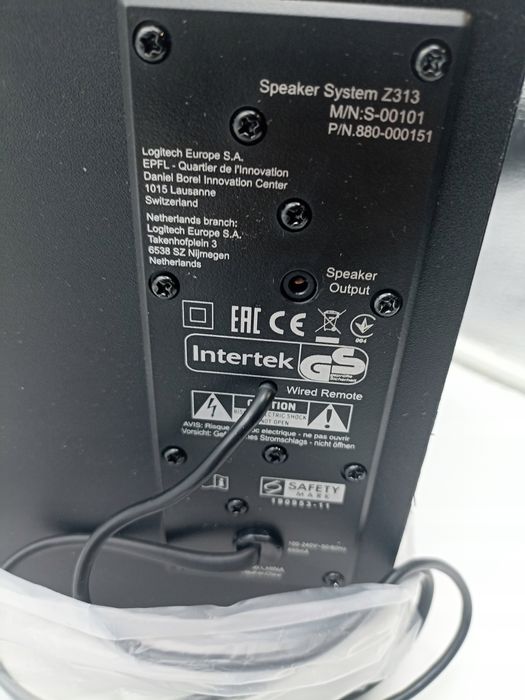 Zestaw głośników 2.1 Logitech Z313 5 W czarny