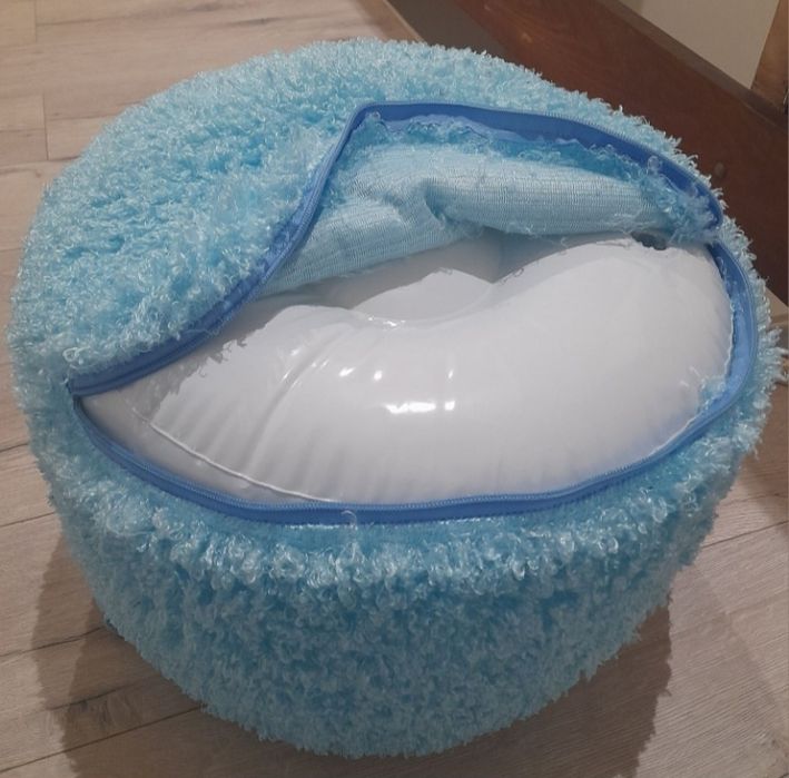 Niebieska misio piłka zabawka