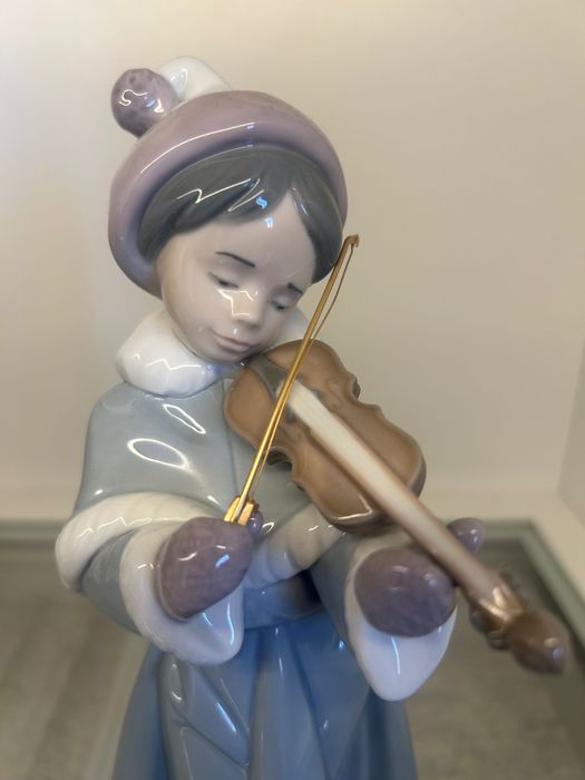 Lladró - Violinista navideño 6534 - The spirit of Christmas (damage)