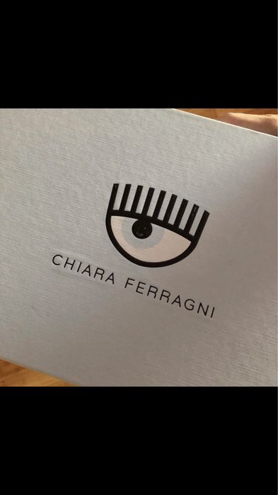 Białe sneakersy na platformie 39 Chiara Ferragni