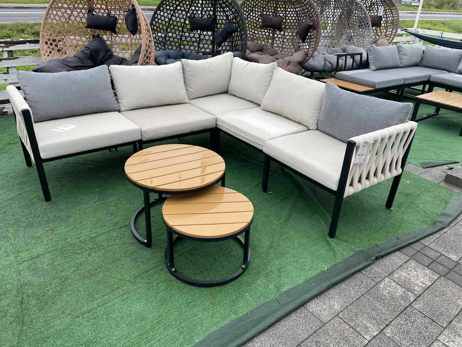 (51WN) Narożnik ogrodowy z ławą, wyprzedaż 999 zł