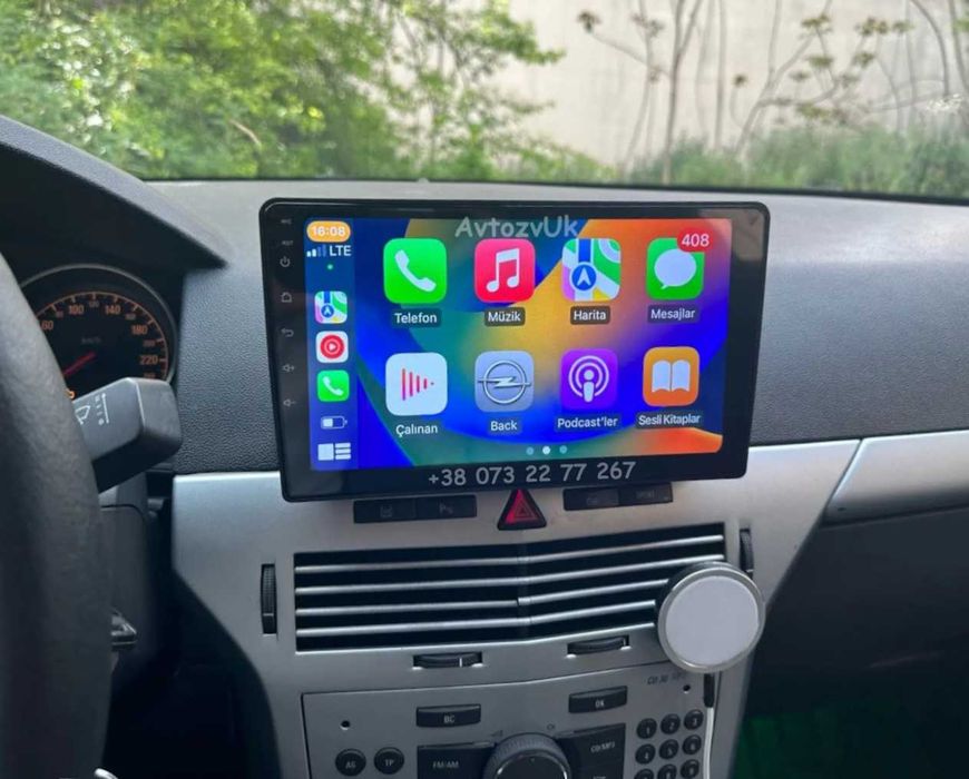 Магнітола ZAFIRA B C Opel ASTRA H G VECTRA C MERIVA CarPlay Андроїд 16