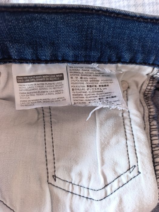 Calças ganga Levi's 514 Azuis
