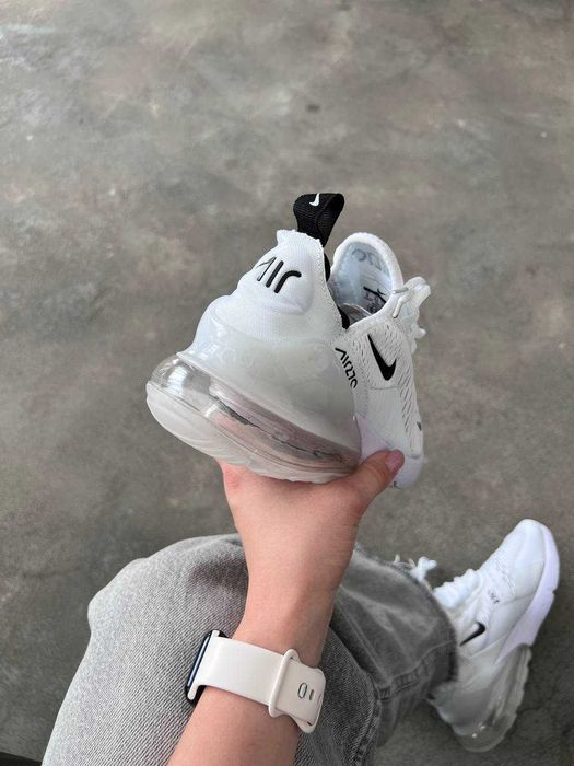 Кроссовки Nike Air Max 270 white / Найк 270 белые 38 39 40 41 42 43