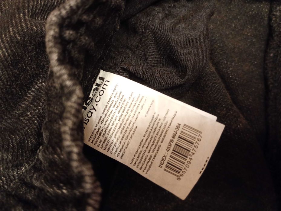 Spodnie męskie Sinsay rozmiar W36 L34