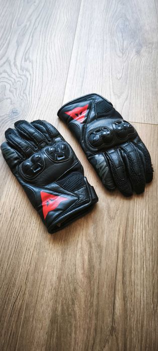 Luvas de mota Dainese MIG C2 – Pele – Pretas