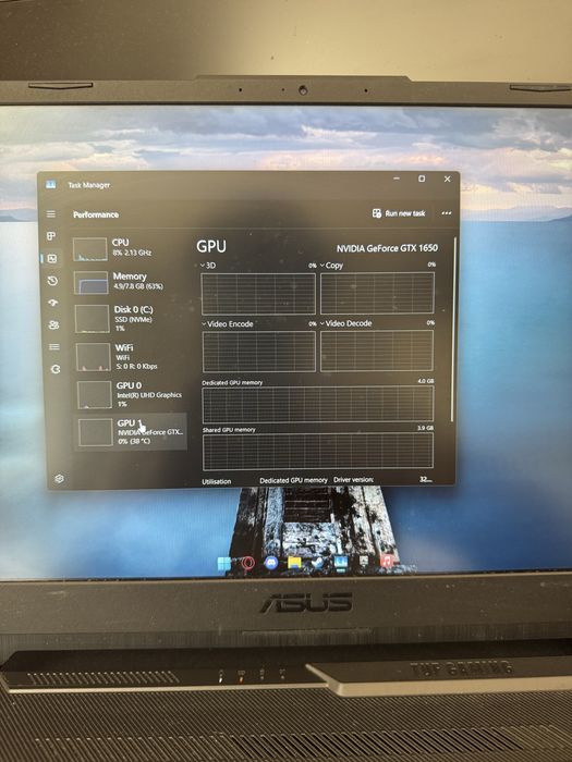 ASUS TUF 15 Portatil Gaming