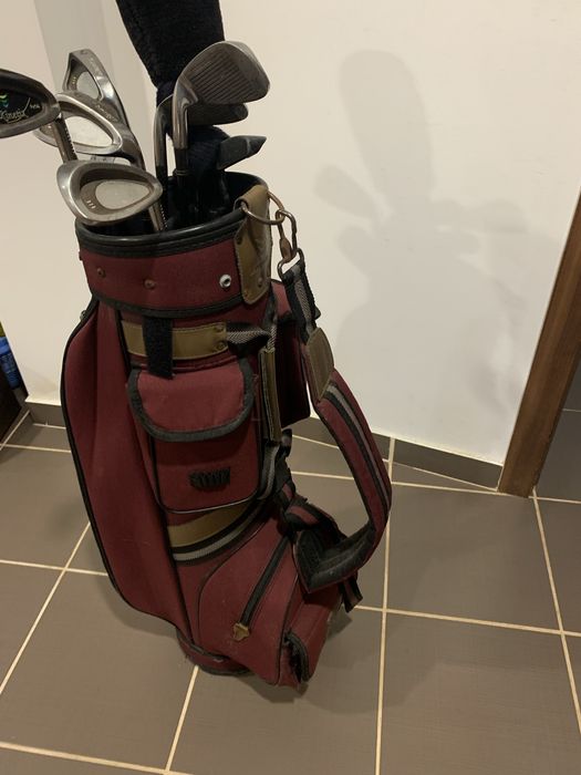 Saco de Golf  completo(9 tacos)com troley