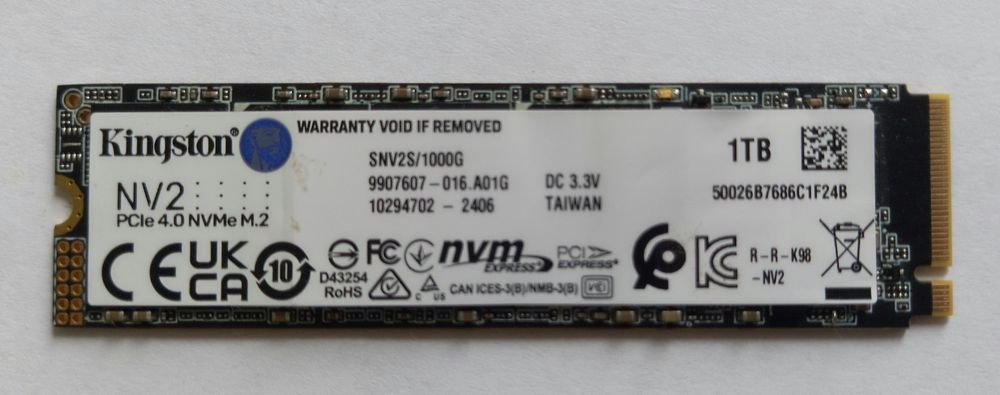 ssd 1tb kingston - купити комплектуючі для ПК - Ціна на OLX.ua