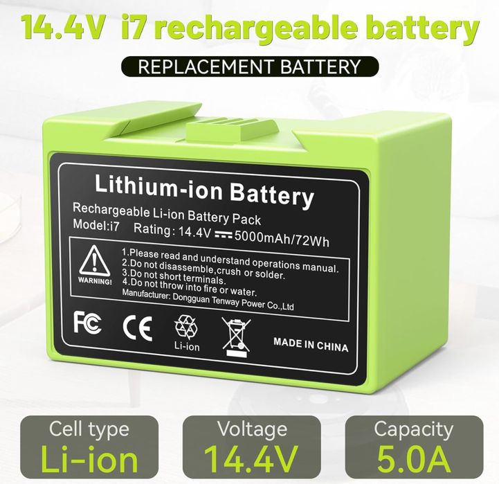 Акумулятор для робота пилососа iRobot Roomba i3/i4/i7/E5/E6