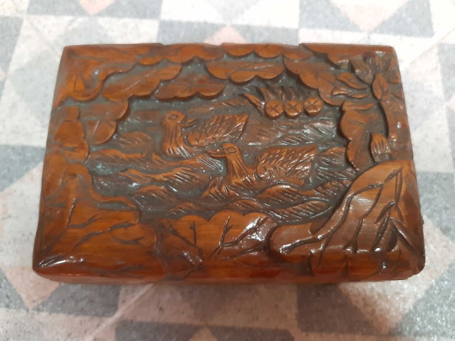 Caixas de madeira decorativas, conjunto de 2