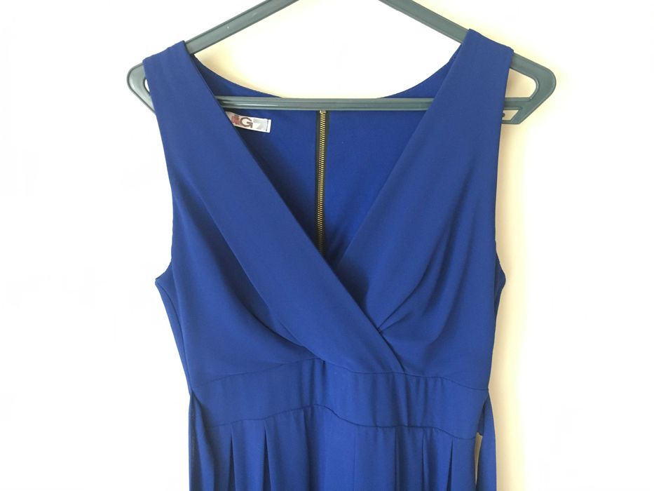 Vestido azul feminino