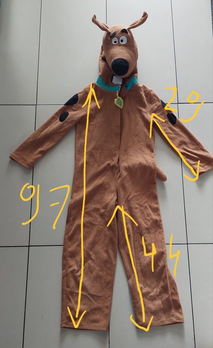 Scooby-Doo strój 7-8 lat