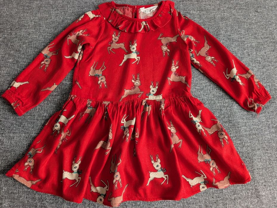 Sukienka świąteczna H&M r. 110