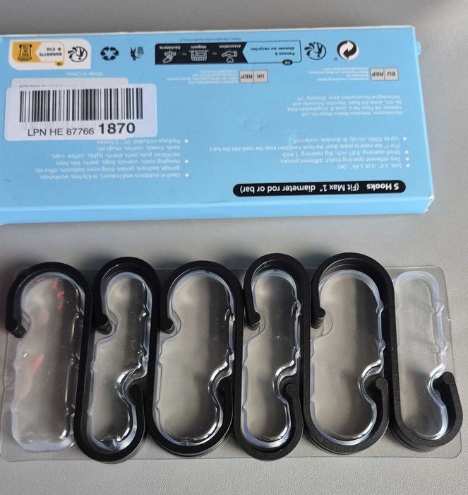 Haczyki haczyk GAViA S-Hooks 10 szt. aluminiowe matowa czerń