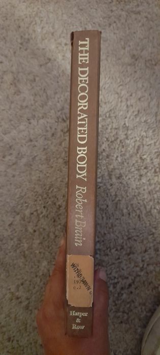 Livro The Decorated Body de Robert Brain