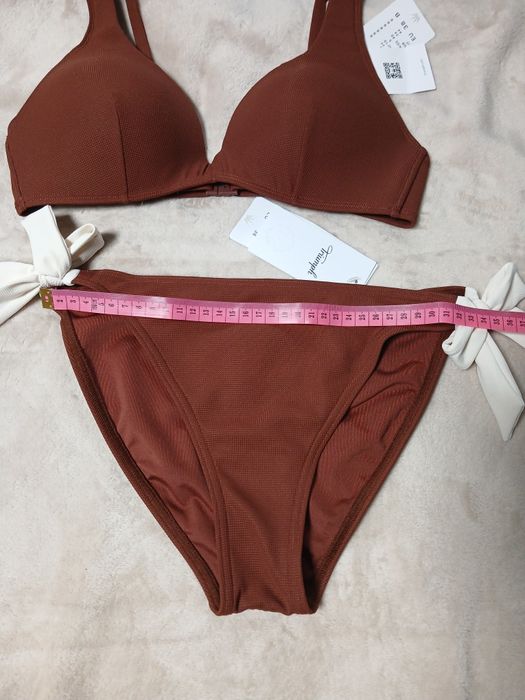 Strój kąpielowy Triumph 38B 38 M 75B brązowy chocolate summer glow p sd kokardki