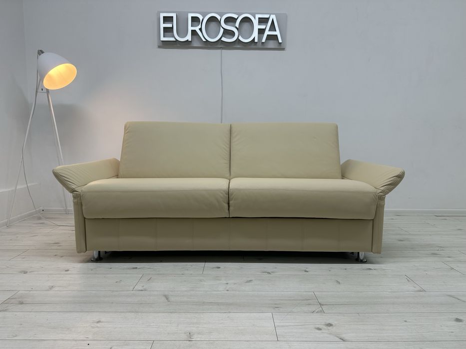 Шкіряний,розкладний диван з Європи