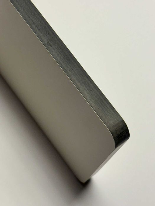 Płyta HPL kompakt biała grubość 12 mm wym. 1220 x 2440 mm