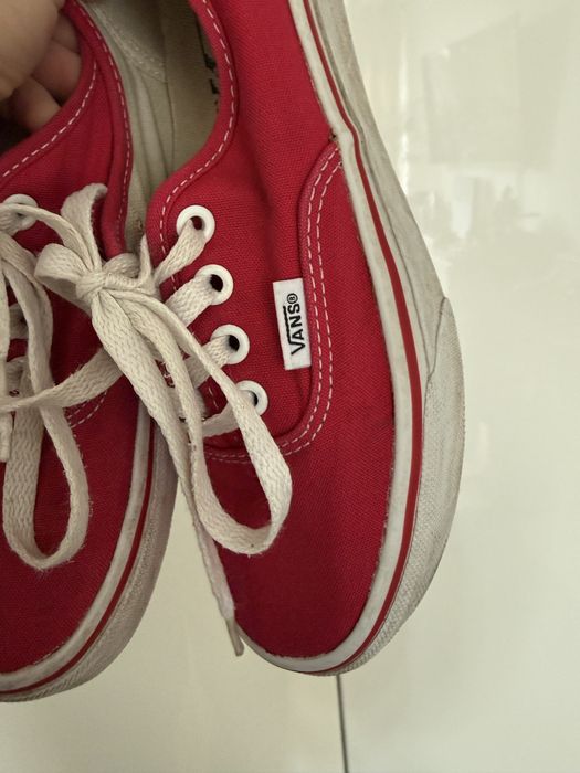 Vansy czerwone 36,5