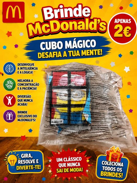 Brinde Macdonalds - Cubo Magico