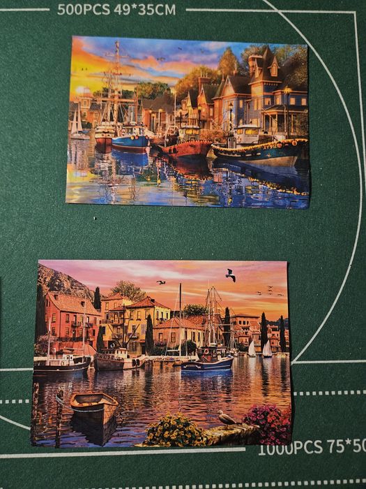 Puzzle Gibsons 2x500 "Sails At Sunset" Dominic Davison