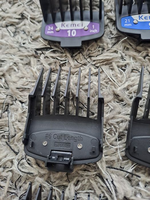 Nasadki do strzyżenia włosów - KEMEI 9 szt