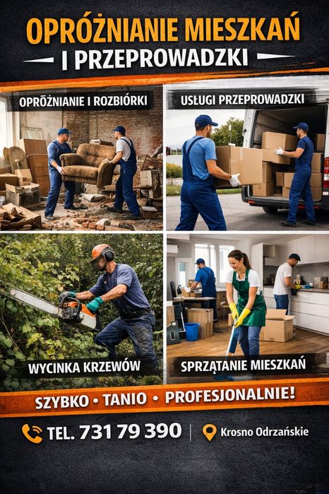Sprzątanie Mieszkań - Przeprowadzki - Rozbiórki - Sprzatanie