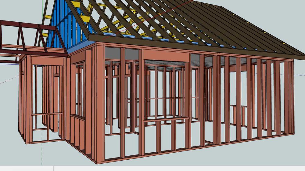 Каркас дерев'яний для Будинку. Проектування