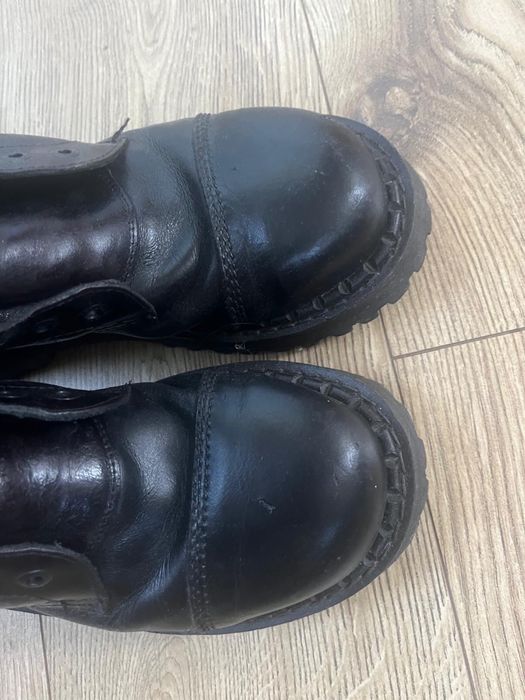 Glany Heavy Duty skórzane czarne roz. 40 – nowe