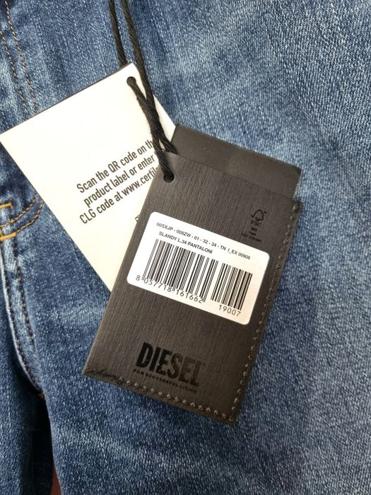 Jeansy dżinsy Diesel Slandy Super Skinny roz. 32x34