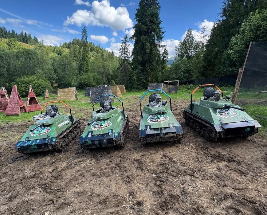 Nowość Pojazd Terenowy Mini Czołg Paintball Asg Quad Buggy Offroad