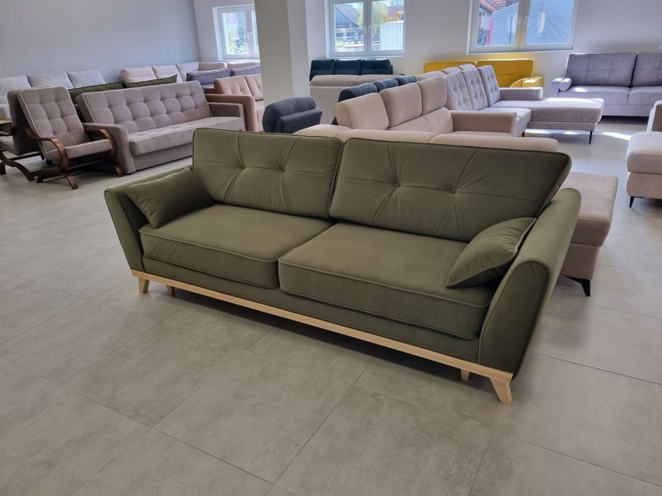 Stylowa kanapa Olimpia, na wymiar i dowolnej tkaninie