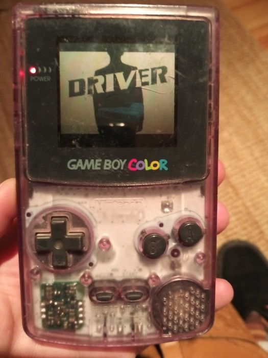 GAMEBOY color purple + Jogo Driver