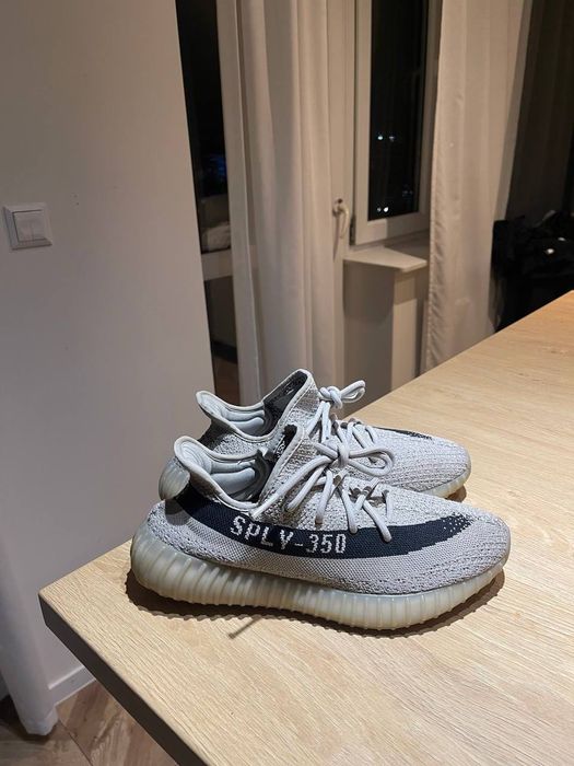 adidas Yeezy boost 350 v2 slate 42 2/3 black onyx carbon bone white b