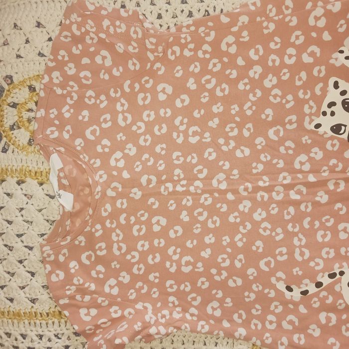 Sukienka H&M rozm 110-116 plus sweterek okaidi w kotki