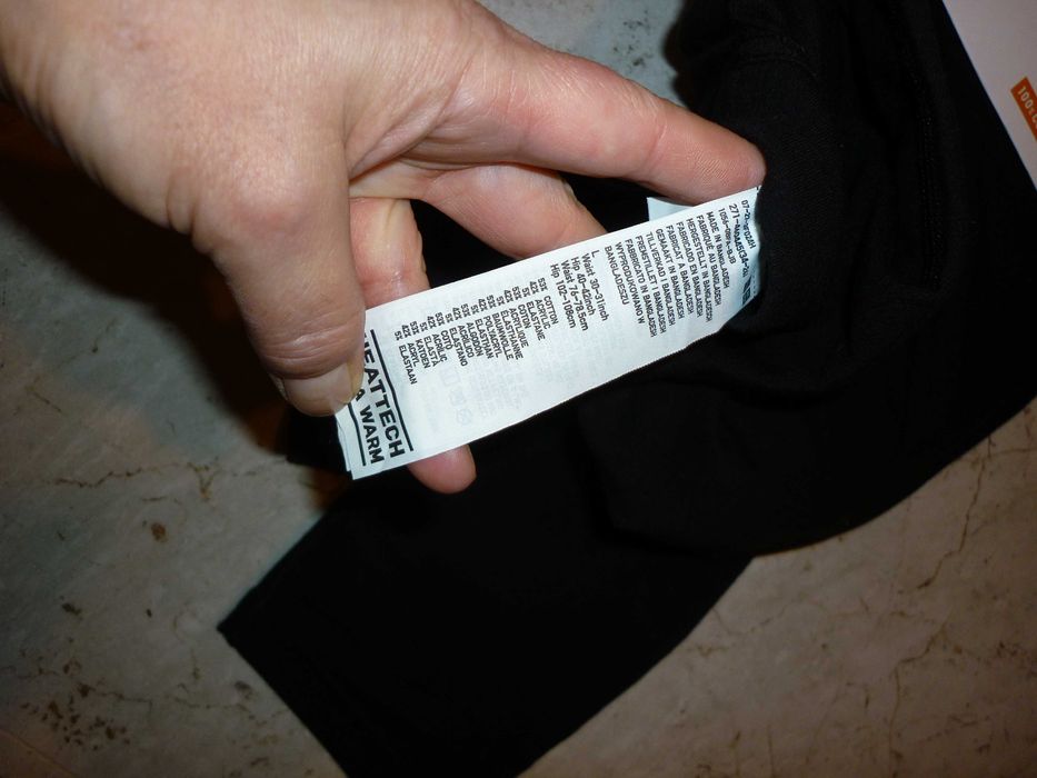 Uniqlo Heattech legginsy termoaktywne nowe grubsze