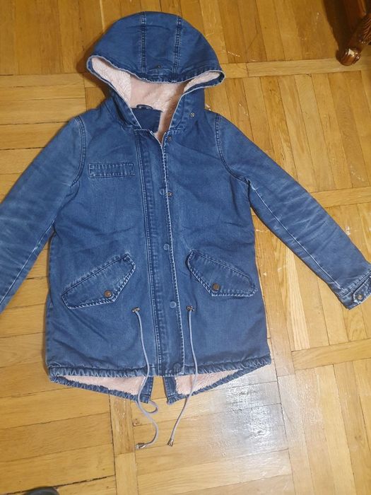 Куртка джинсовая, утеплённая