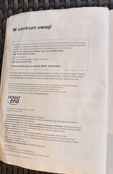 W centrum uwagi 4. Podręcznik do wiedzy o społeczeństwie. Poziom rozszerzony