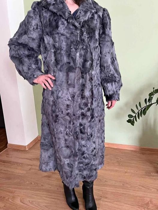 Натуральна Шуба з молодого козлика р.XL