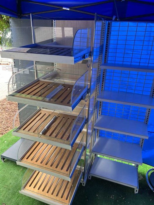 Regał piekarniczy regały piekarnicze meble sklepowe na pieczywo chleb