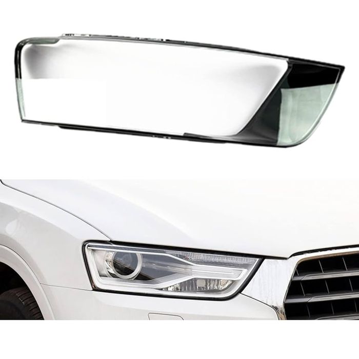 Скло на фару Ауді Ку3 Audi Q3 стекло фары стекла фар ремонт автооптики