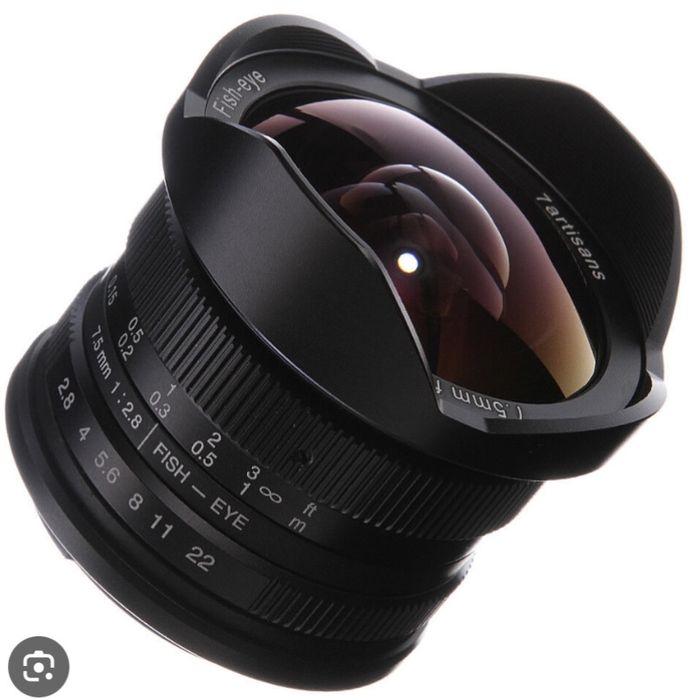 7artisans 7.5mm 2.8 Fuji X mount como NOVA