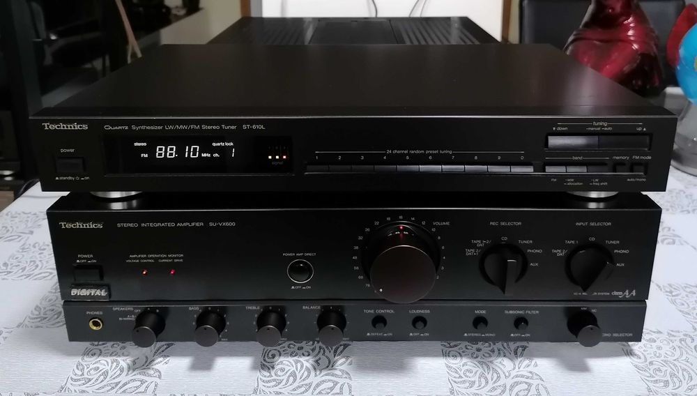 Amplificador Technics SU-VX600 + Sintonizador Technics ST-610L
