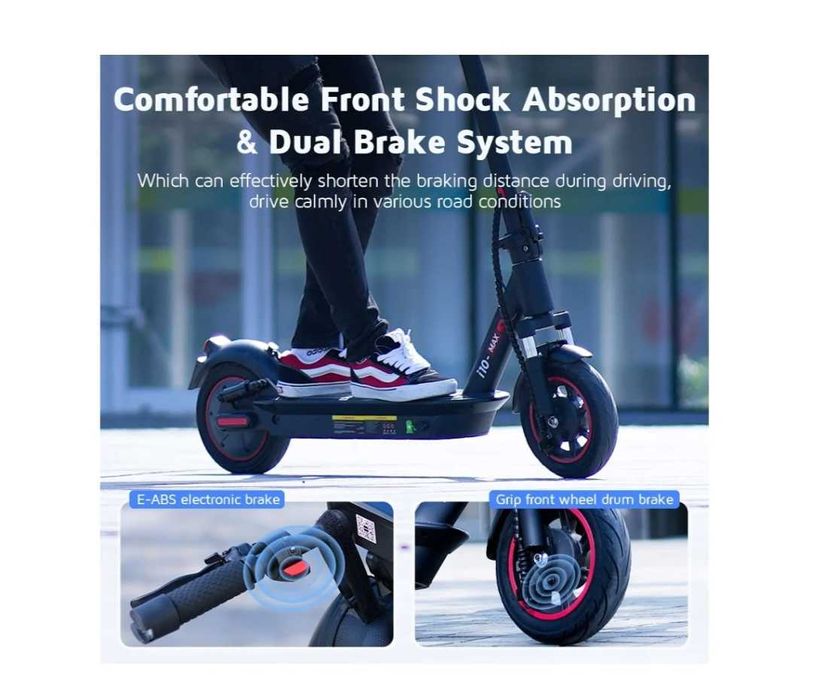 Trotinete Elétrico ISCOOTER I10Max 750W