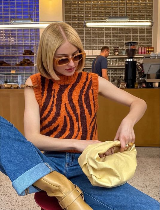 ZARA kamizelka zebra