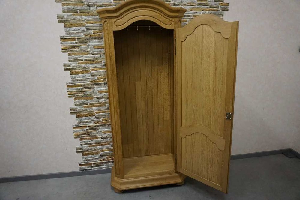 Szafa Dębowa Lity Dąb Naturalna   szer. 85 cm  (P-1338)