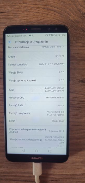 Smatfon, 2 Telefony Huawei Mate 10 Lite
